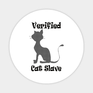 Verified Cat Slave Blue Checkmark Magnet